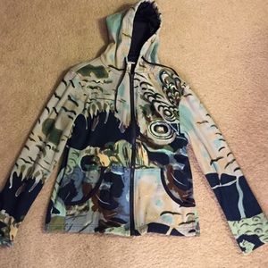 Women hoodie fleece jacket Parsley & Sage med NWT