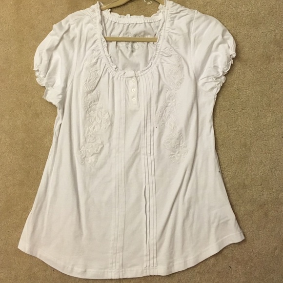 lace white shirt