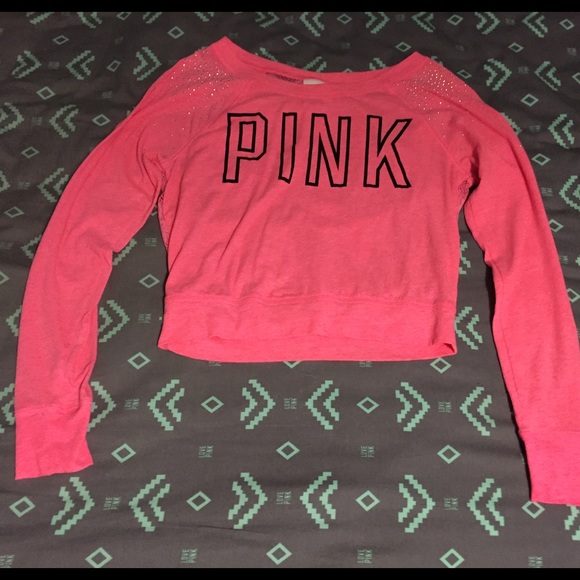 ❌❌Victoria's Secret studded lace back long sleeve