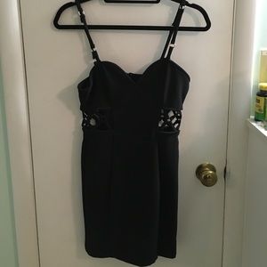 Nasty gal tight dress with side detail