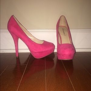 Hot Pink high heels