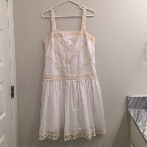 Lace Sundress in white and ecru - Picture 2 of 4