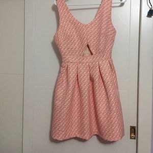 Salmon dress