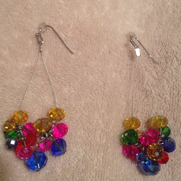Colorful earrings - Picture 2 of 2
