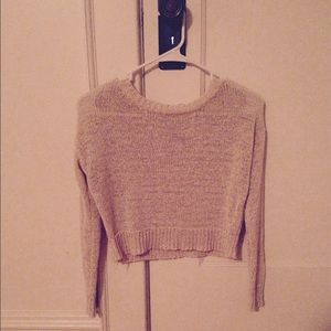 F21 cropped sweater