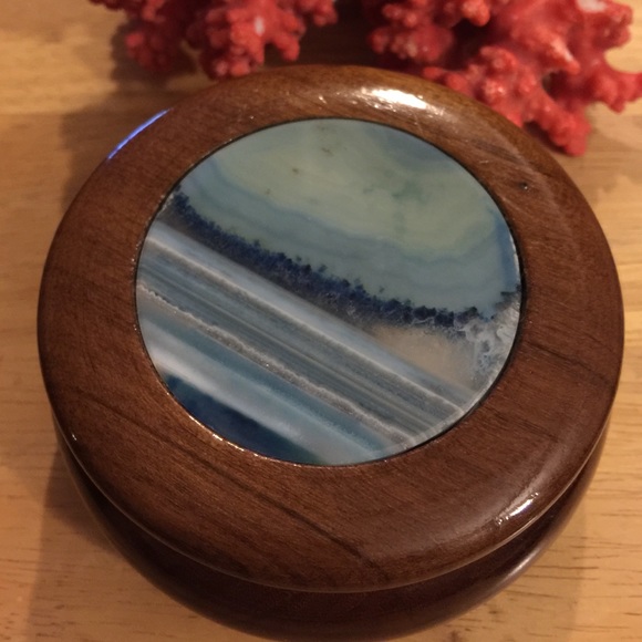 Vintage Brazil wood box