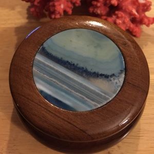 Vintage Brazil wood box