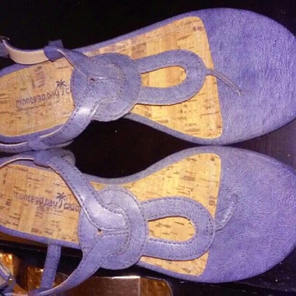 Periwinkle blue sandals
