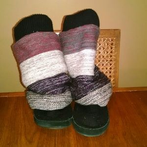 MukLuks Sweater Slipper Boots