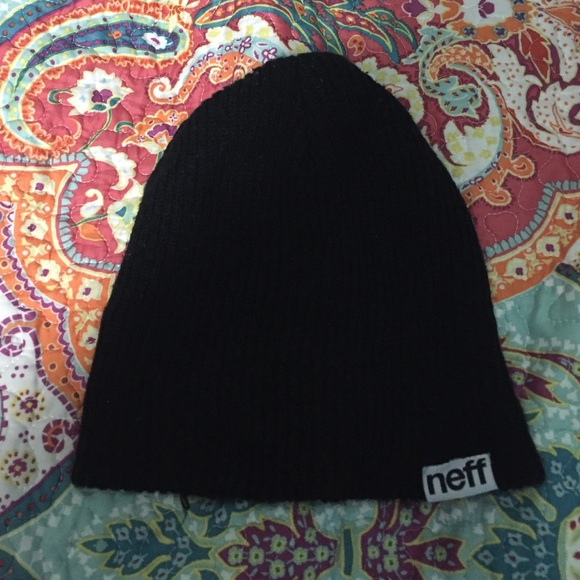 Black Neff beanie