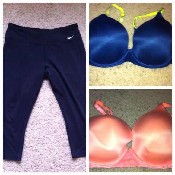 Nike pants, 2 bras