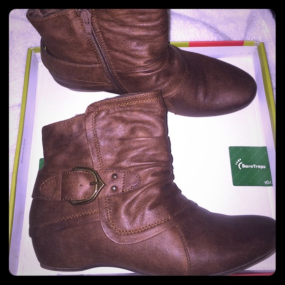 Brown BareTraps Ankle Boots