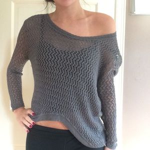 Off the shoulder sweater