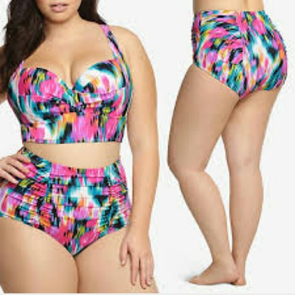 torrid Other - Torrid ikat hi waist plus size 3x bikini bottom