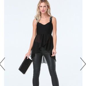 Bebe baby doll banded top
