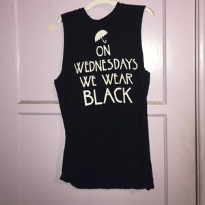 AHS "On Wednesdays We Wear Black" Muscle Tank