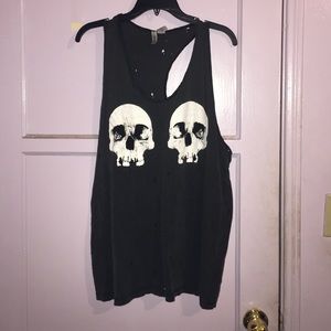Skull tank top.