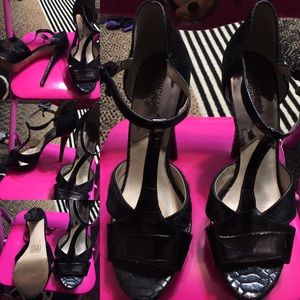 Michael Kors black heel, worn twice