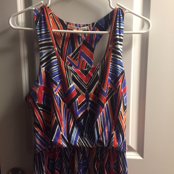 aztec maxi dress