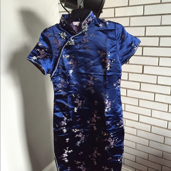 Chinese Style Satin Dress