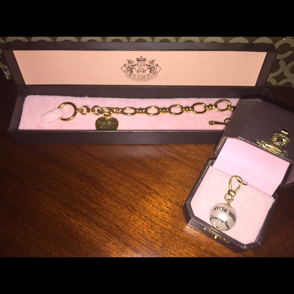 💎🎀Authentic Juicy Couture Bracelet and Charm💎🎀 - Picture 1 of 3