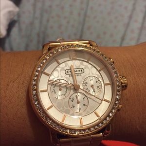 Coach Rose Gold Tristan Ladies Watch