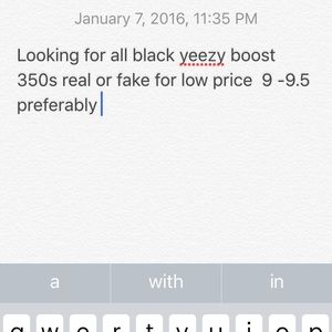 Not selling just looking