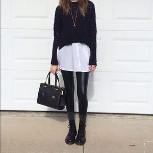 Faux Leather Leggings