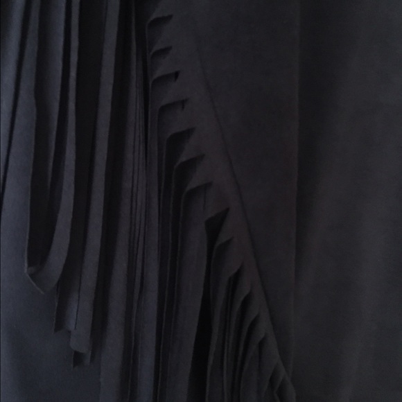 🇺🇸Suede Blue Fringe Dress/Tunic - Picture 4 of 4