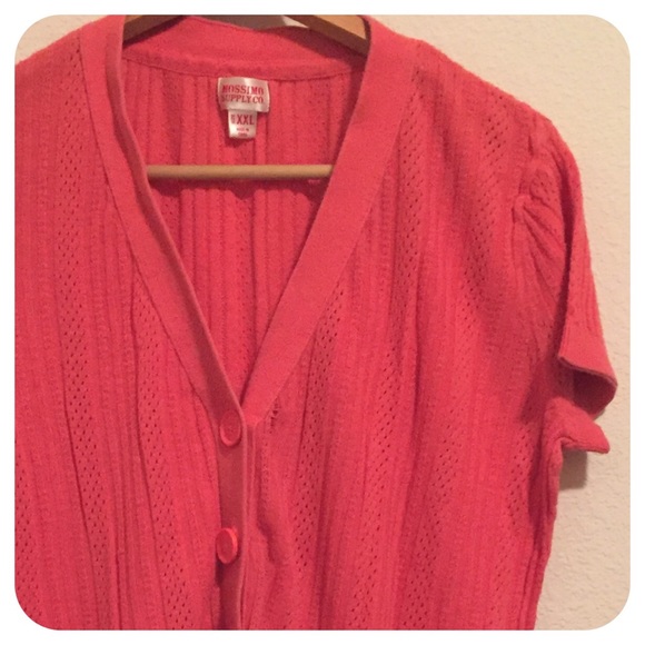 Mossimo Supply Co. Sweaters - 🔄donating soon🔄Short sleeve coral cardi