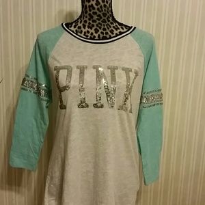 NWT PINK 3/4 SLEEVE