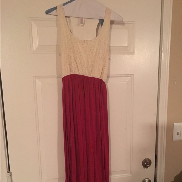 Maternity maxi dress