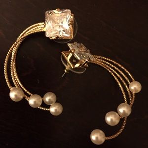 Gold earrings
