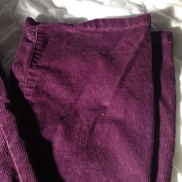 JCrew plum Matchstick cords sz 28R - Picture 3 of 4