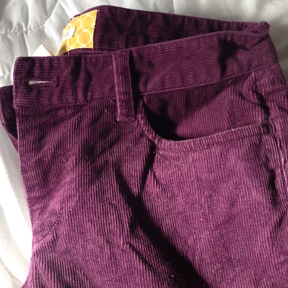 JCrew plum Matchstick cords sz 28R - Picture 4 of 4