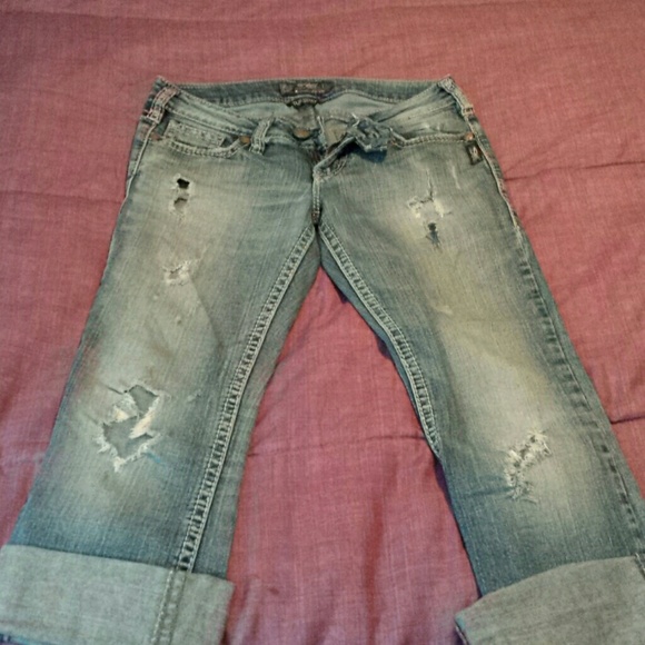 Silver capris - Picture 3 of 4