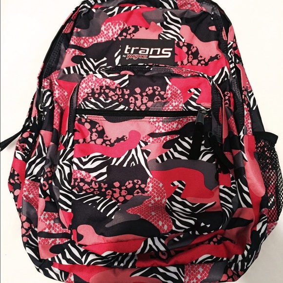 Mixed print Jansport backpack