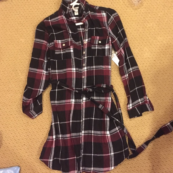 Plaid dress shirt