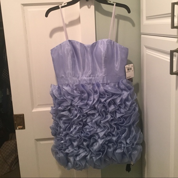 Aqua brand Periwinkle Strapless Cocktail dress