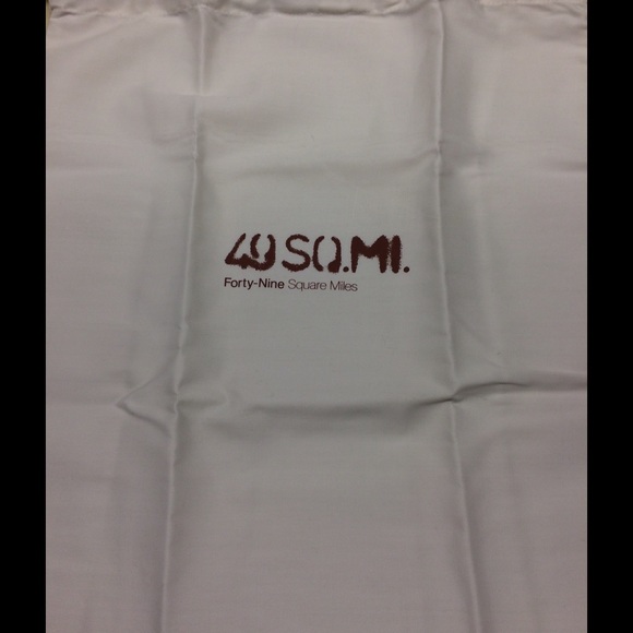 49 Square Miles purse or dust bag