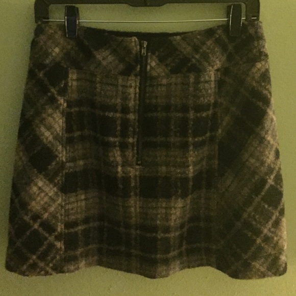 Free People Zip It Plaid Mini Skirt - Picture 2 of 4
