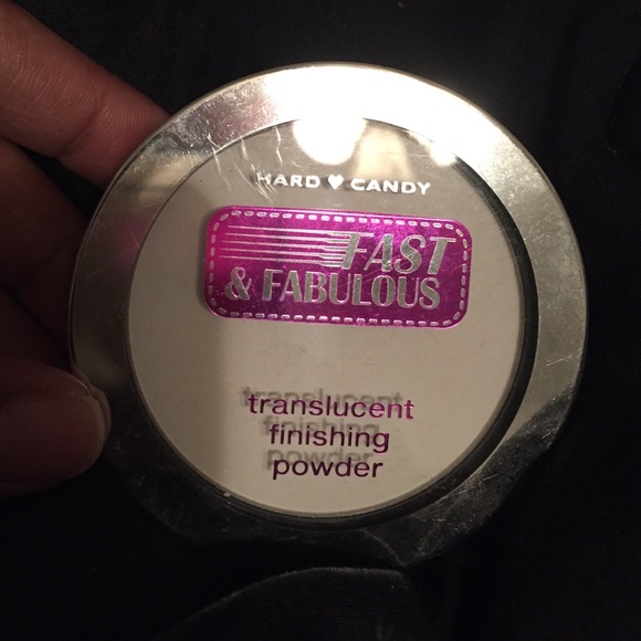 Hard candy finishing powder