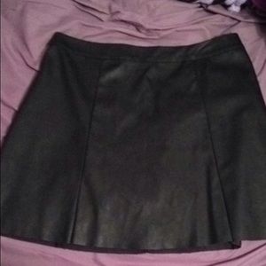 Leather Hollister Skirt