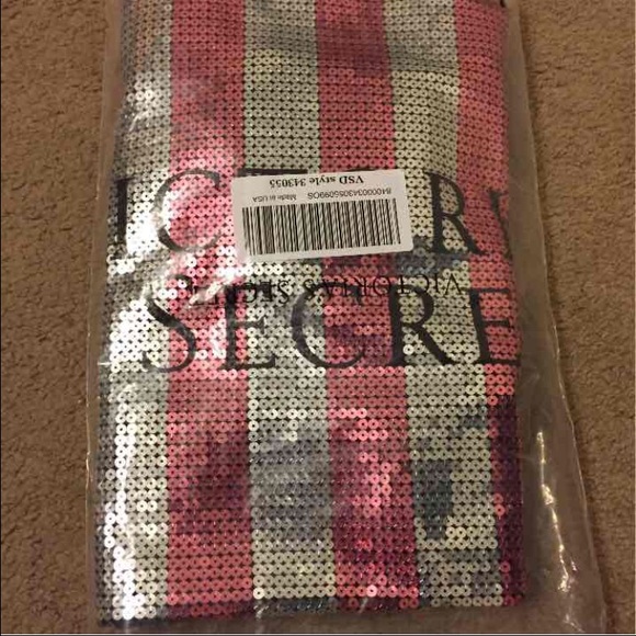 Sequin large Victoria's Secret tote