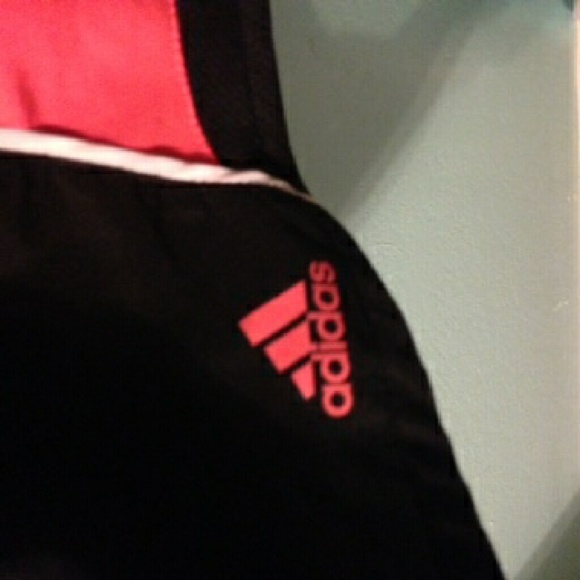 Black and Pink Adidas Shorts - Picture 2 of 4