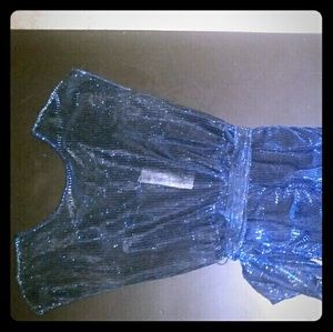 Vintage Royal Blue Dress