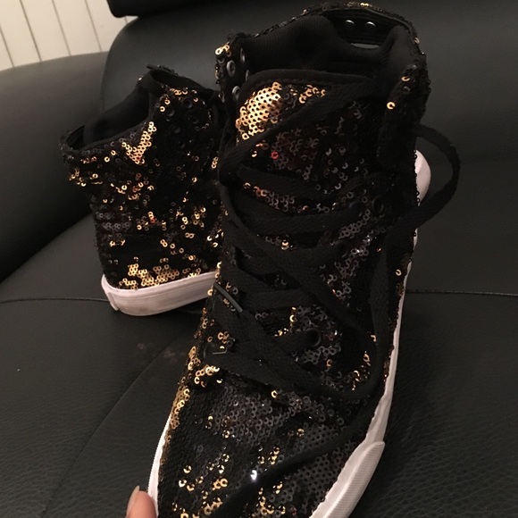 Shimmer high top sneaker.. - Picture 2 of 3