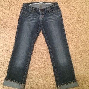 Limited Blue American Eagle jean capris