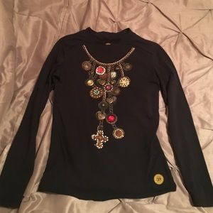 Jeweled Double D Ranch Top