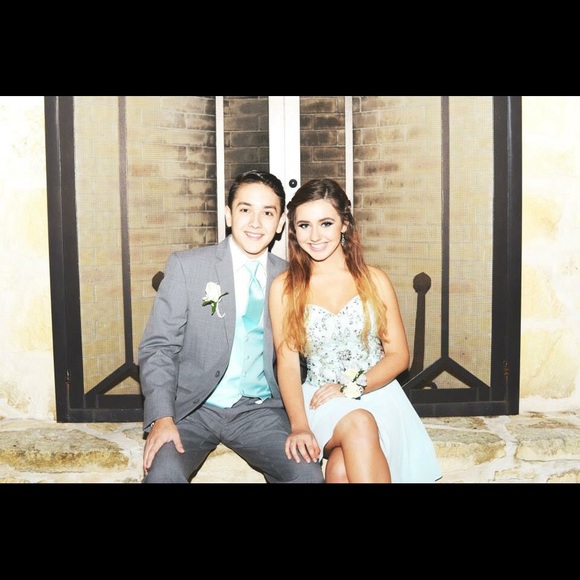 LIGHT BLUE PROM/HC DRESS